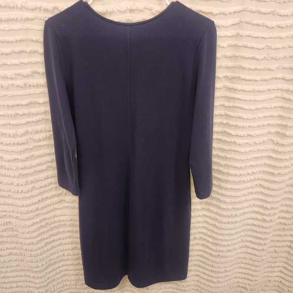 Lilly Pulitzer Fitted Dress  embroidered‎ Navy Blue Size small - Picture 4 of 8